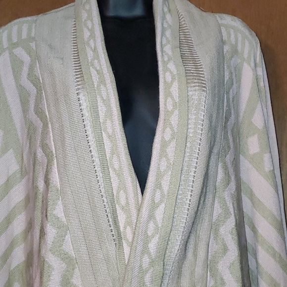 Pink & Tan Sweater Cardigan - Picture 2 of 3